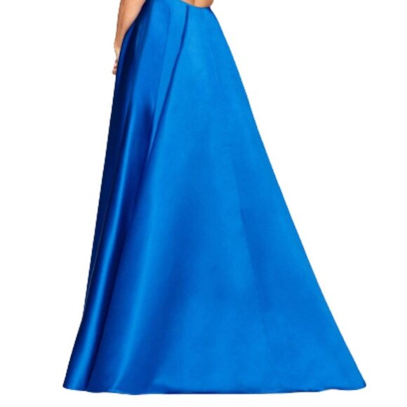 NWT Faviana S10440 Prom Dress Blue Size 10 - Picture 5 of 7